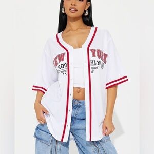 New York Brooklyn College League Baseball Jersey